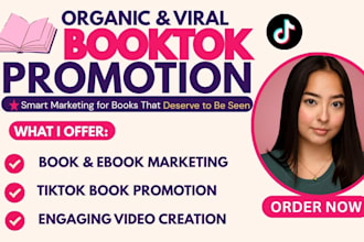 do viral booktok promotion tiktok promotion and book marketing