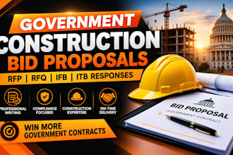 write government construction bid proposals and rfp responses