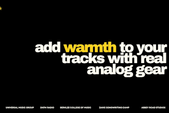 process your tracks with analog gear