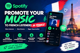 do spotify music promotion to france listeners