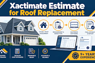 create an accurate xactimate estimate for roof replacement