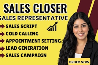 high ticket sales closer sales representative salesperson appointment setter