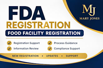 help with fda food facility registration and compliance support