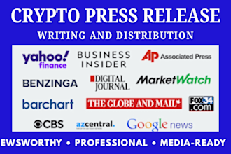 do crypto press release writing PR newswire blockchain web3 news PR distribution