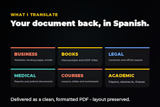 do translation, spanish, document translation, pdf translation, humanized