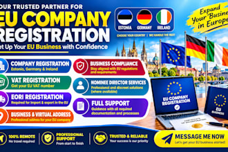 register eu company in estonia germany ireland vat registration nominee director
