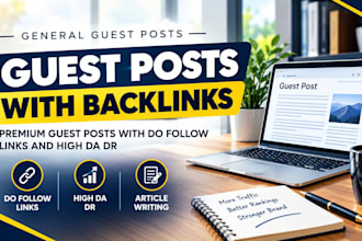 publish article via premium high da guest posting service with backlinks