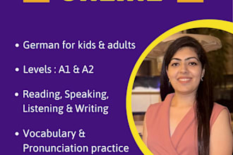 provide german language sessions for kids and adults
