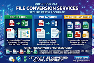 do file convert PDF to exel , PDF to word and many more