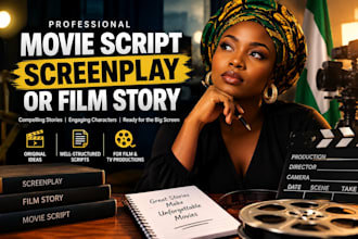write a cinematic movie screenplay with compelling characters