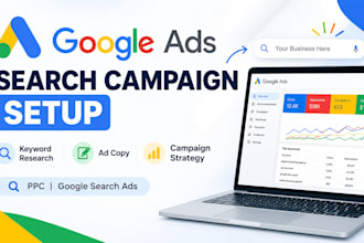 set up and optimize google ads search campaigns