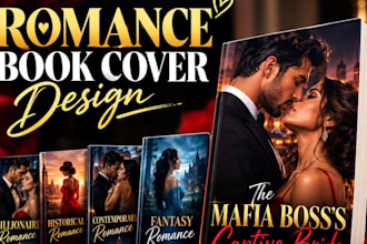 design illustrative romance book cover ebook cover design book cover for novel