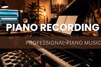 compose and arrange original piano music with melody chords and midi