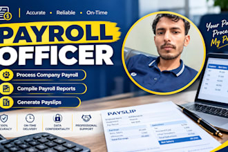 process company payroll, compile payroll salary reporting via quickbook erp