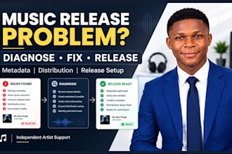 troubleshoot your music distribution, release and metadata issues