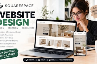 build automated squarespace store, squarespace store design, dropshipping store