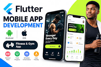 do fitness gym app ai flutter mobile app development android ios app development