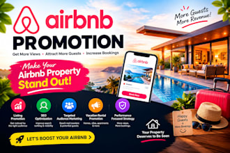 do airbnb promotion, airbnb marketing and vacation rental promotion