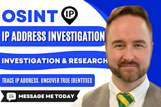 research IP address, IP geolocation, phone number, email and digital footprint
