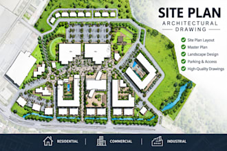 create professional real estate site plans and property maps