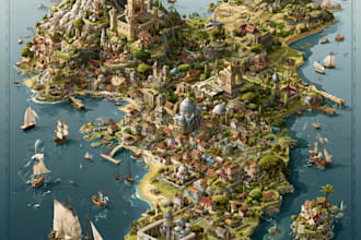 design great map in quality vector illustration
