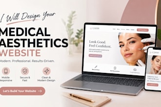 do medical aesthetic website, aesthetic clinic website, medical spa website