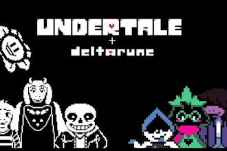 create custom undertale deltarune oc sprites and animation for your fangame