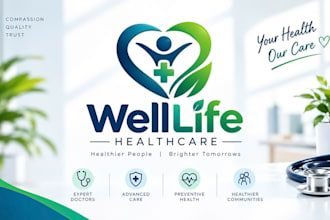 design a professional healthcare, medical and clinic logo