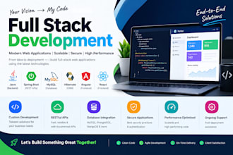 develop java spring boot rest apis and microservices