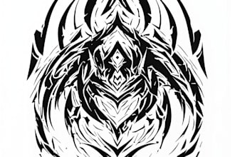 draw for you a custom tribal tattoo design