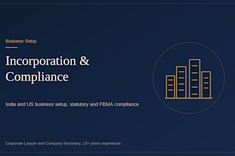 setup your business incorporation in india and US