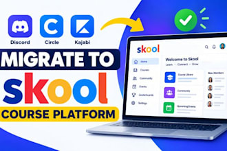 migrate your discord, circle, or kajabi community to skool course platform