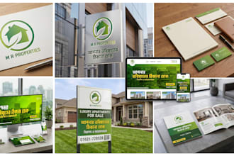 design a creative logo branding kit brand identity and brand guide