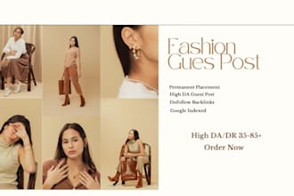 do high da fashion guest post, lifestyle backlink on UK fashion blog