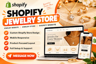 design shopify jewelry store, jewelry website, jewelry store and shopify website