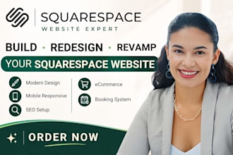 build squarespace website squarespace redesign revamp edit squarespace website