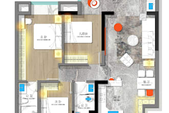 design your residential floor plan and space layout