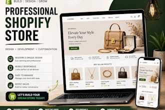 design and customize a professional shopify store