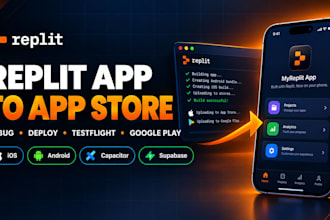 debug and deploy your replit app to app store, goggle play and testflight