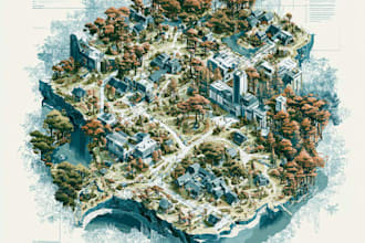 design map illustration drawing