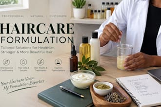 formulate custom hair care products,