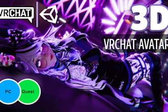 create, edit, customize vrchat avatar, vr character, vrchat avi outfits toggle