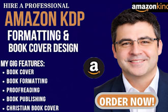 do amazon KDP paperback layout book formatting cover design book publishing
