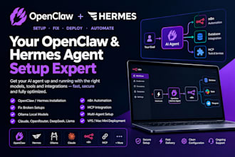 setup fix openclaw hermes agent ollama n8n mcp vps mac mini