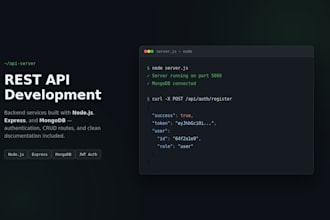 build a rest API with nodejs  express and mongodb