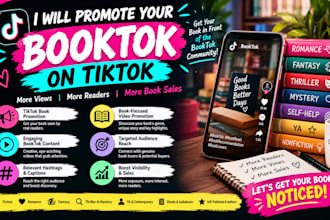 promote your booktok on tiktok booktok book sales booktok tiktok book promotion