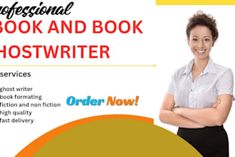 ghostwrite and format a professional ebook for you