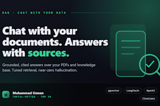 build a rag ai chatbot to chat with your documents and data