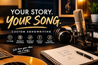 write a personalized song with original lyrics and melody