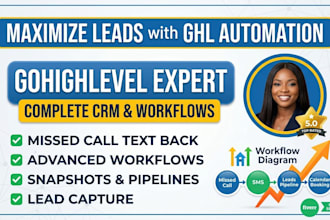 create custom gohighlevel snapshots, workflows, and call automations